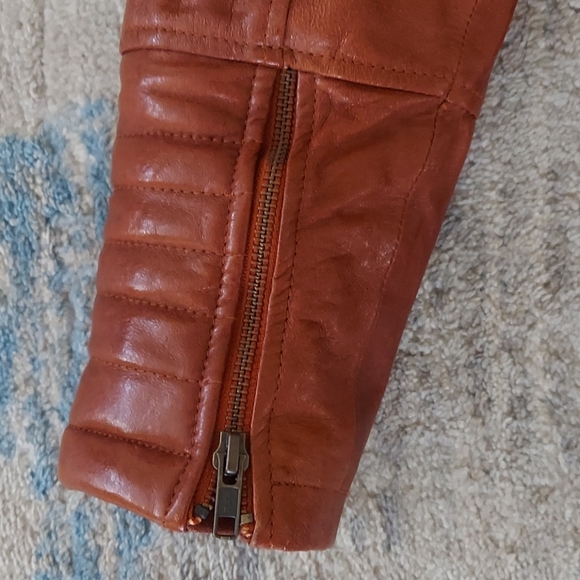 Custom made genuine leather moto jacket - Picture 2 of 10